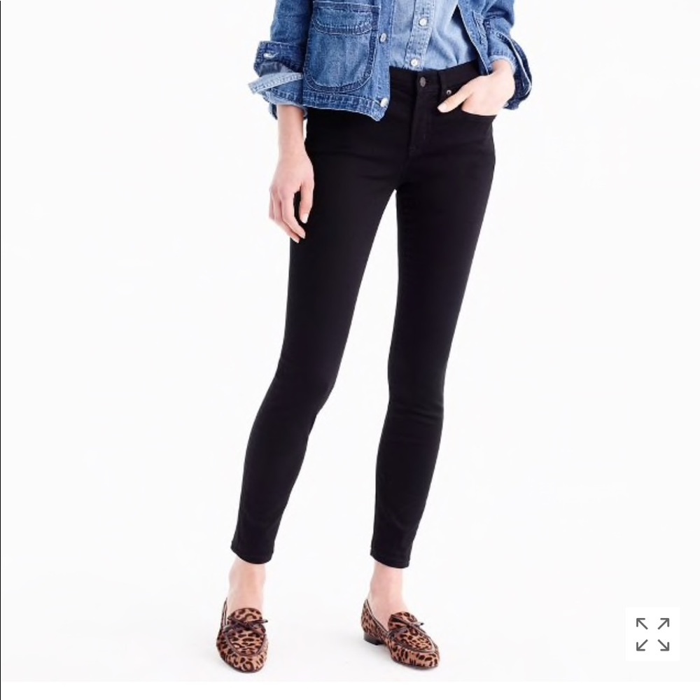 Jcrew Black jeans. Ankle length.